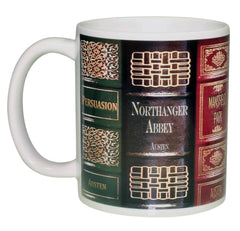 Neurons Not Included Jane Austen mug 11oz wrap around design Pride and Prejudice Sense and Sensibility