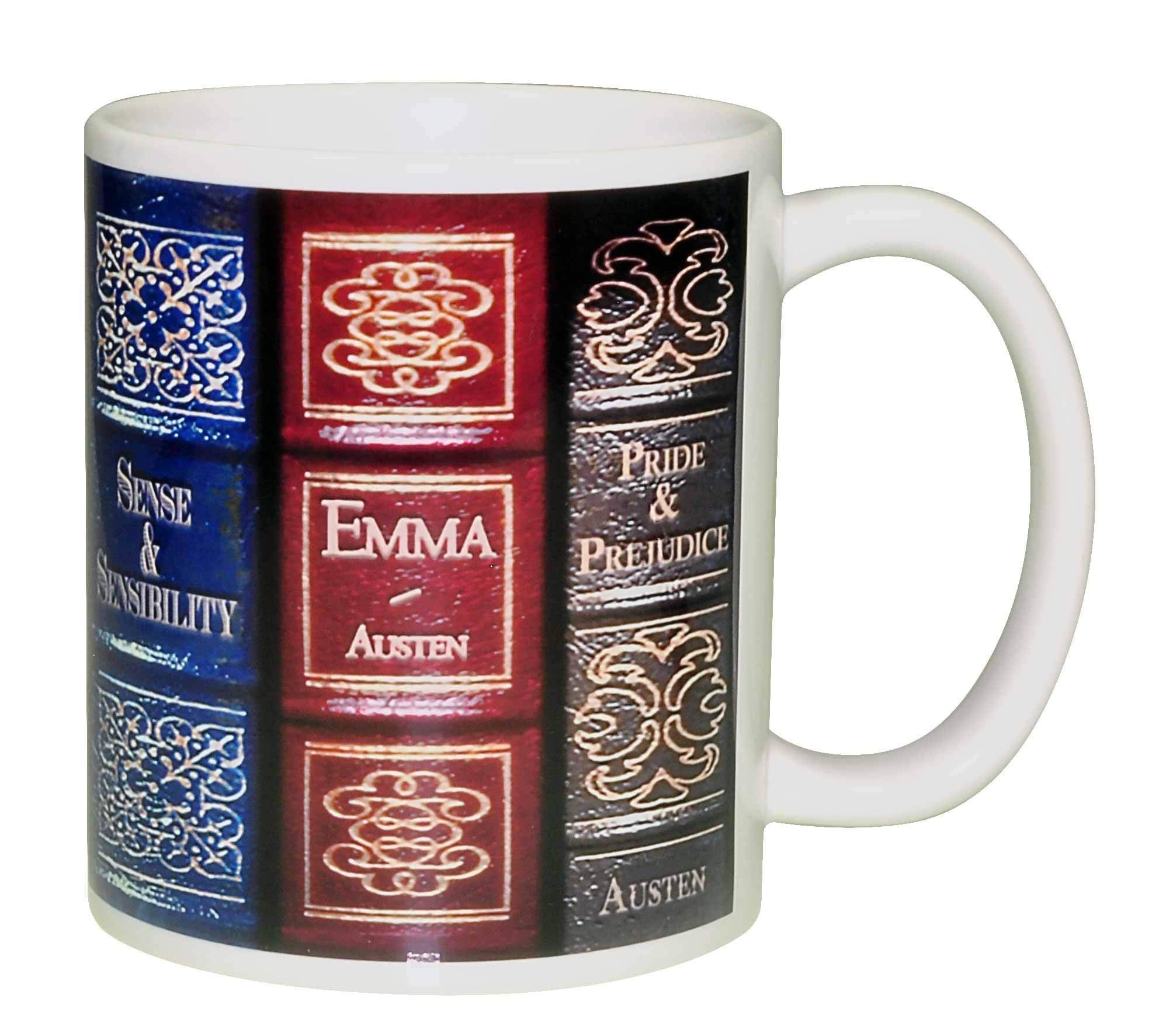 Neurons Not Included Jane Austen mug 11oz white interior exterior C handle