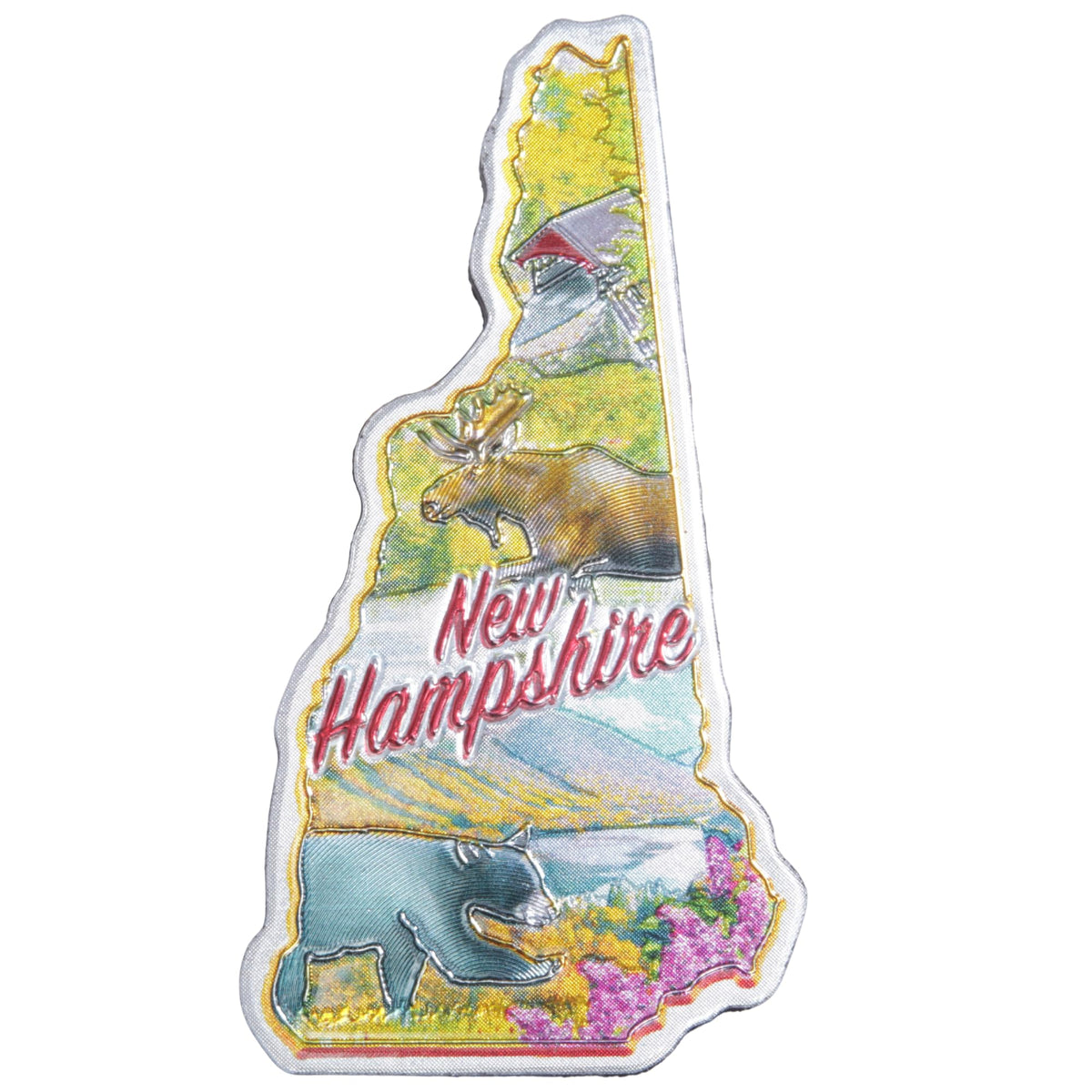 New Hampshire shaped magnetic decoration fridge magnet
