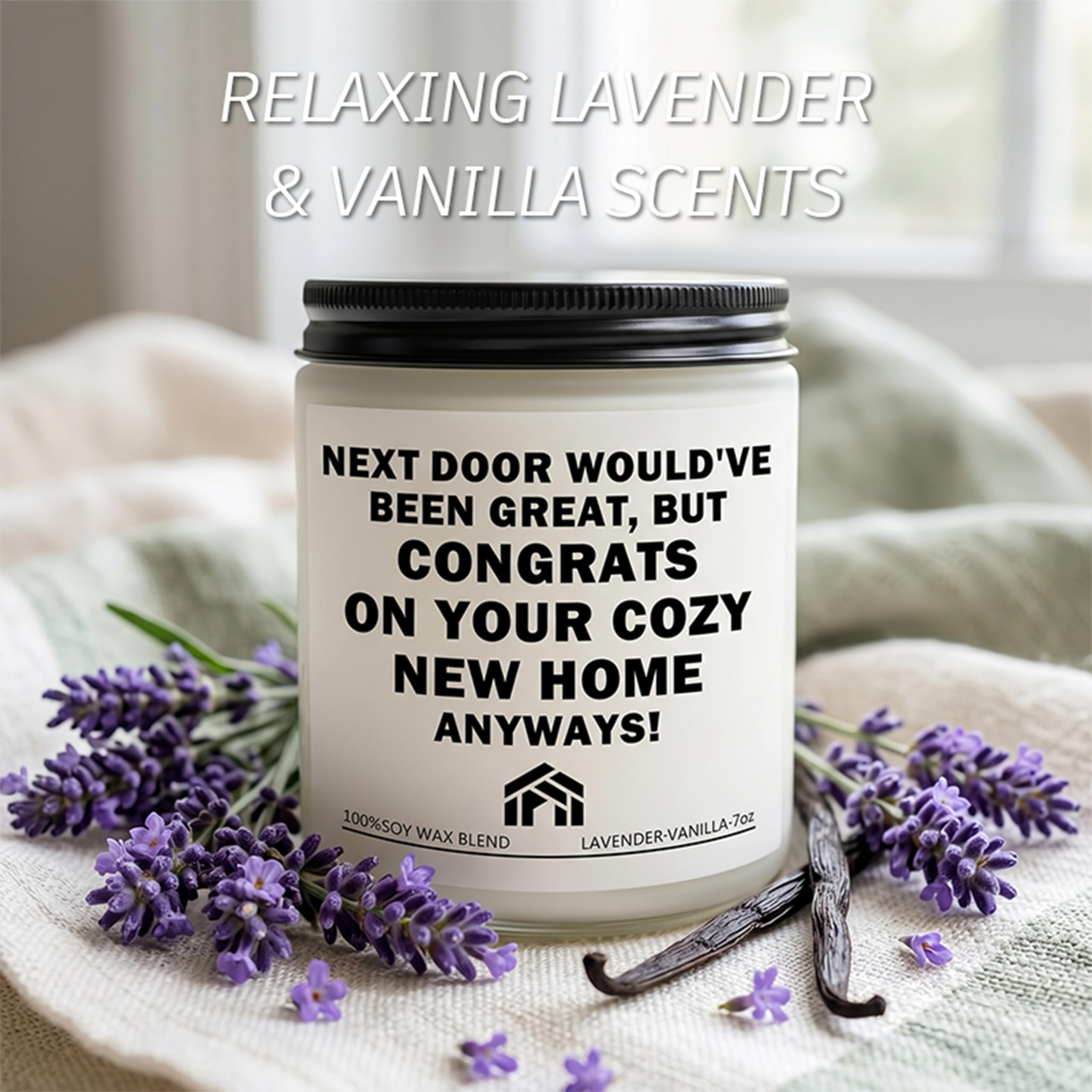 New home gift idea candle for celebrations