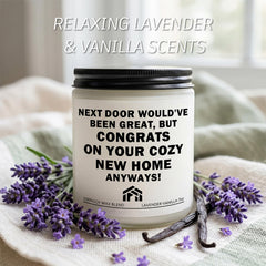 New home gift idea candle for celebrations
