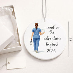 New nurse gift ornament product image