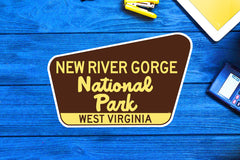 New River Gorge National Park sticker USA made West Virginia WV decal