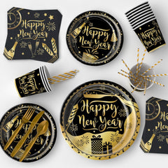 54 by 110 inch tablecloth included in the NYE set