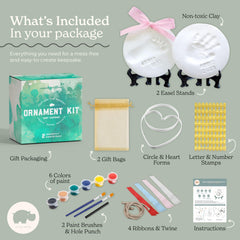 Newborn bundle contents two easels and ribbons
