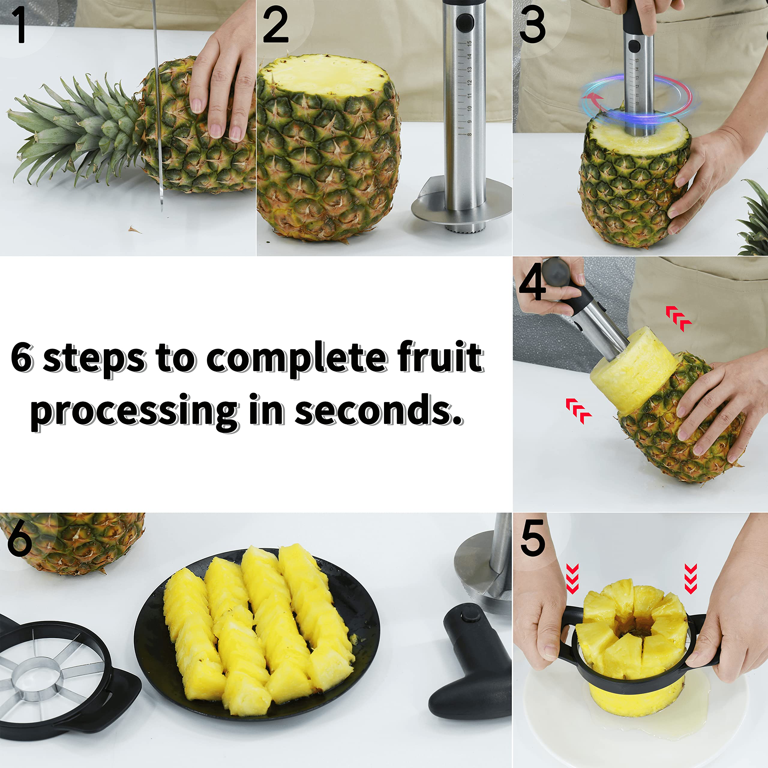 Thick blade and stainless cutter for easy coring