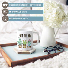 Succulent cup FOXY MUG Newport Beach studio mug