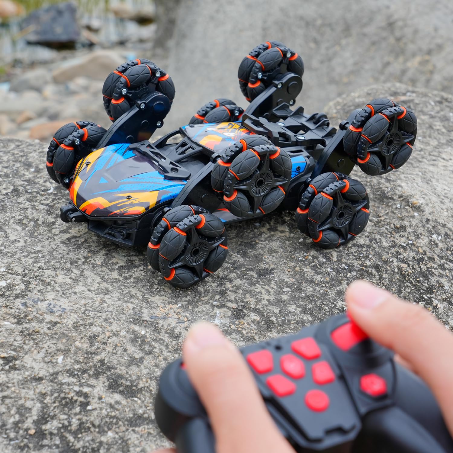 Gesture sensing watch control included with RC car image