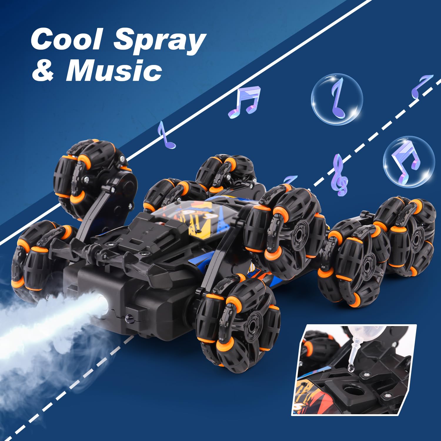 NEXBOX RC stunt car packaging for kids