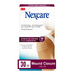 Nexcare Steri-Strip Wound Closure box and pack of 30