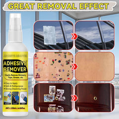 Plastic scraper included with adhesive remover