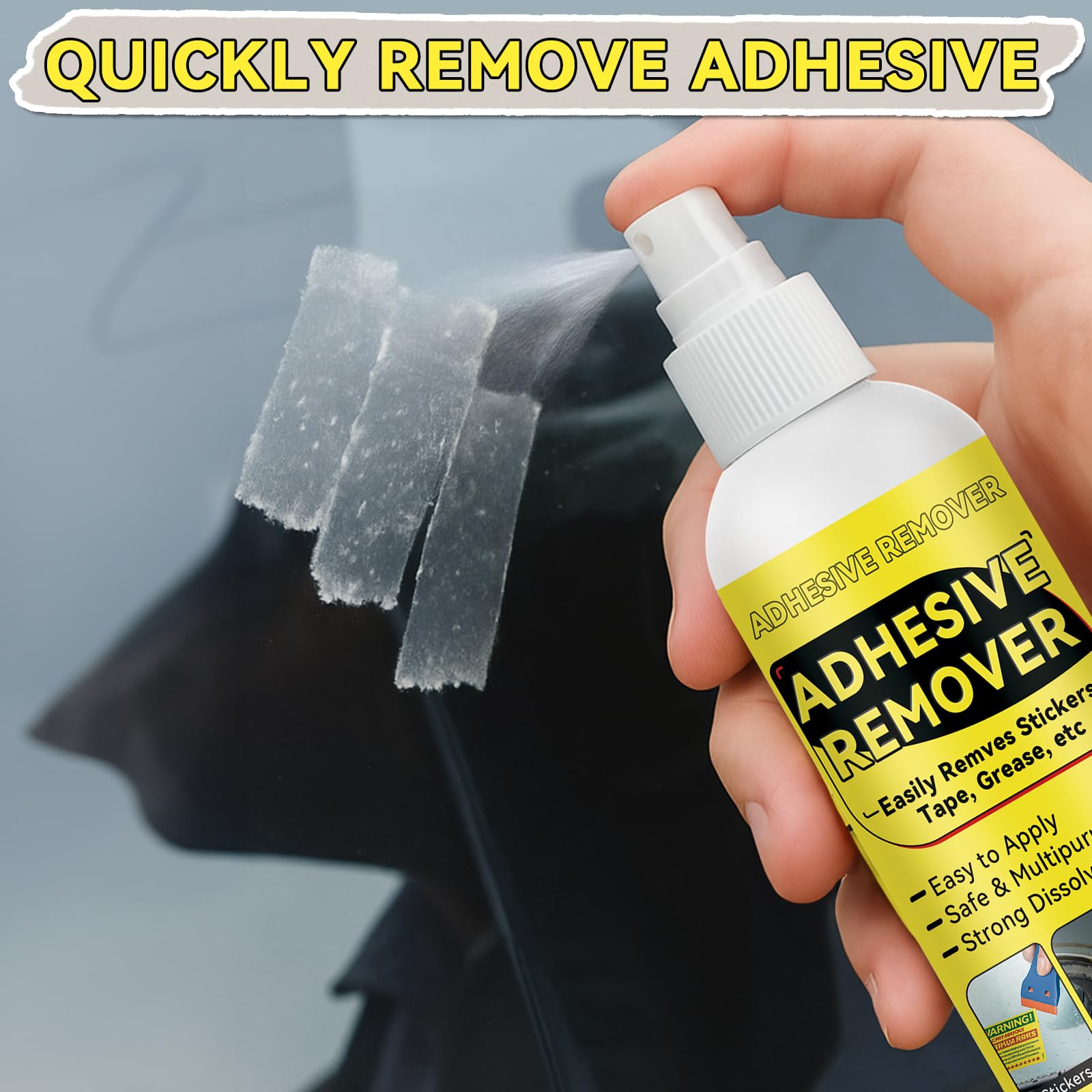 Multipurpose decal remover for wood metal tile