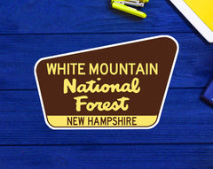 New Hampshire NH vinyl decal for laptops and water bottles