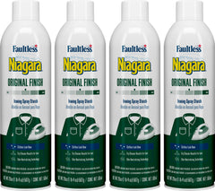 Niagara Original Hold Spray Starch 20 oz can four-pack