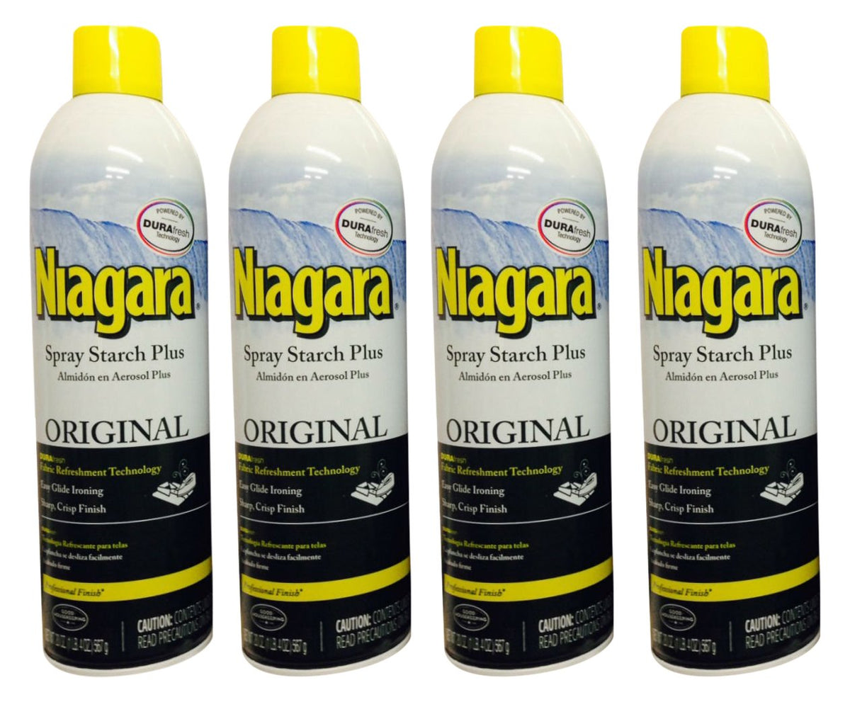 Niagara Spray Starch Crisp Finish 20 oz bottle pack of 4