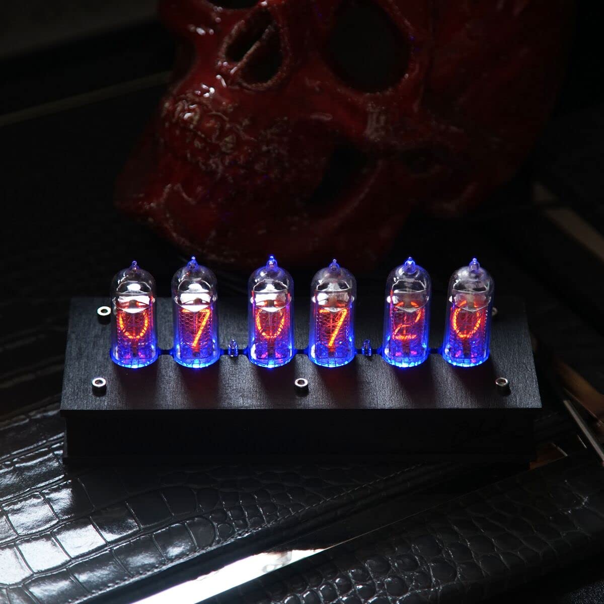 12/24 hour format nixie tube clock
