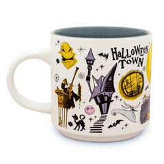 Nightmare Before Christmas Disney allover icons ceramic stacking mug