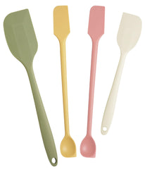 NiHome four-piece silicone spatula set packaging and colors