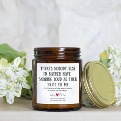 9 oz custom candle unscented option