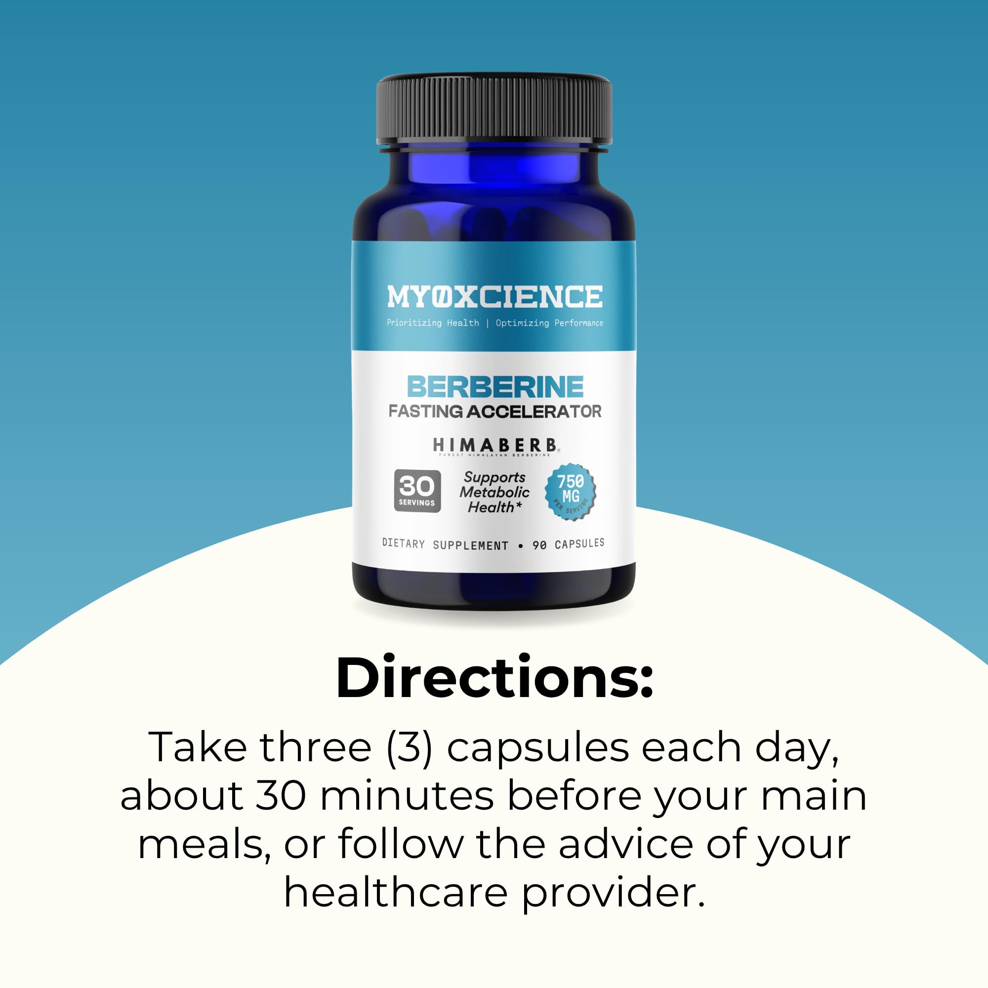 90 capsules per bottle packaging image