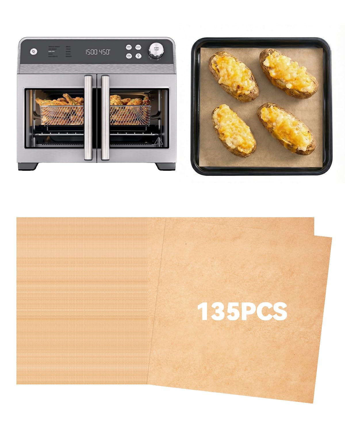 Ninja French Door Premier FO101 parchment liner set