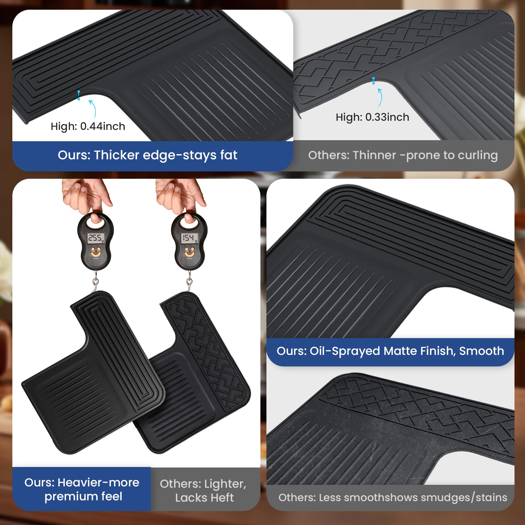 Detachable tamping mat for Ninja Luxe ES601 ES701