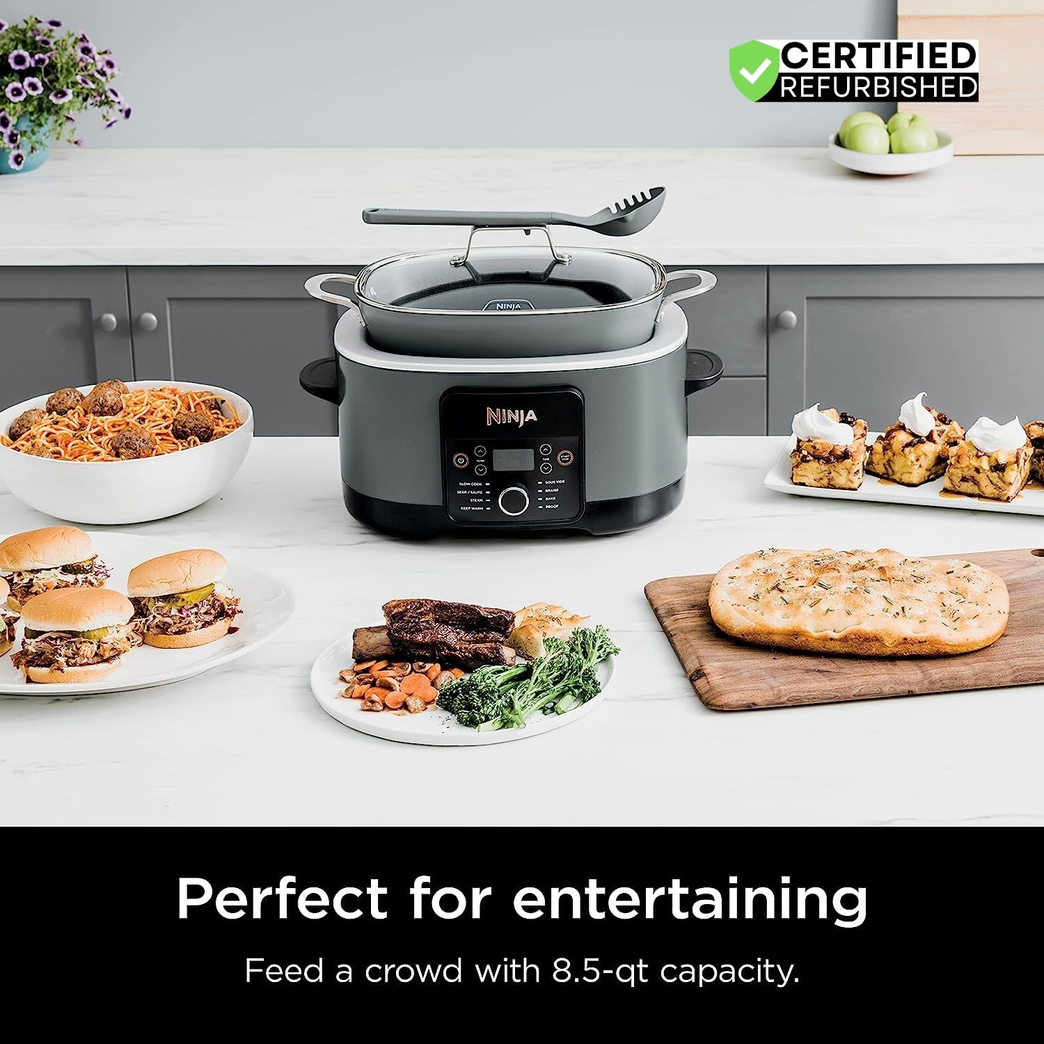 90-day warranty on certified refurbished Ninja MC1001