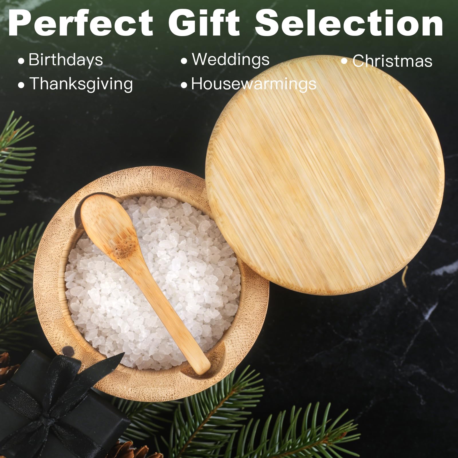 Ninsula kitchen accessory salt cellar packaging display