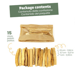 Palo Santo sticks 100% natural wood from Bursera Graveolens