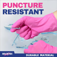 Nitrile gloves 4 mil thickness smooth finish