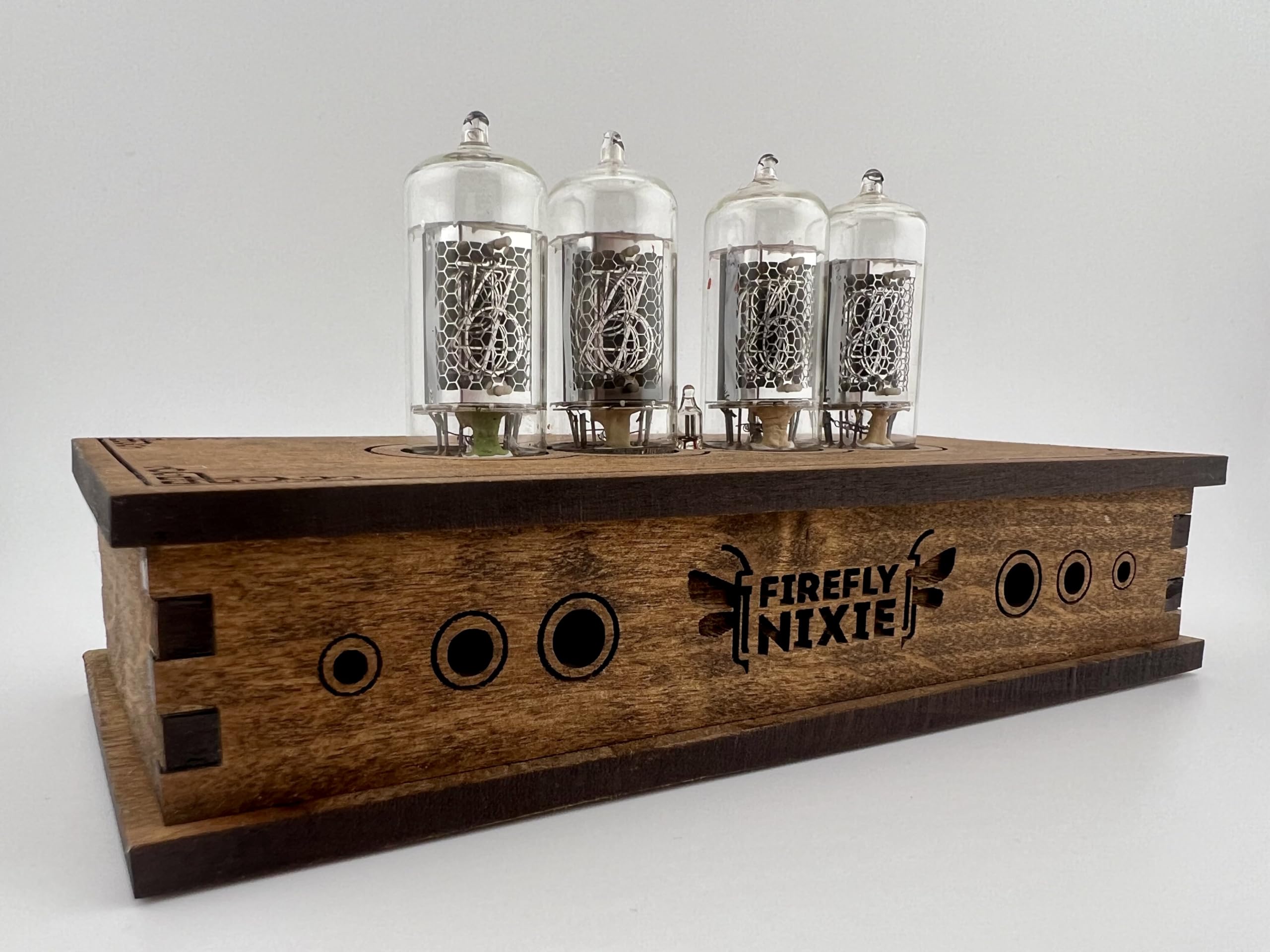 Date display shown on Nixie Tube Clock Z573