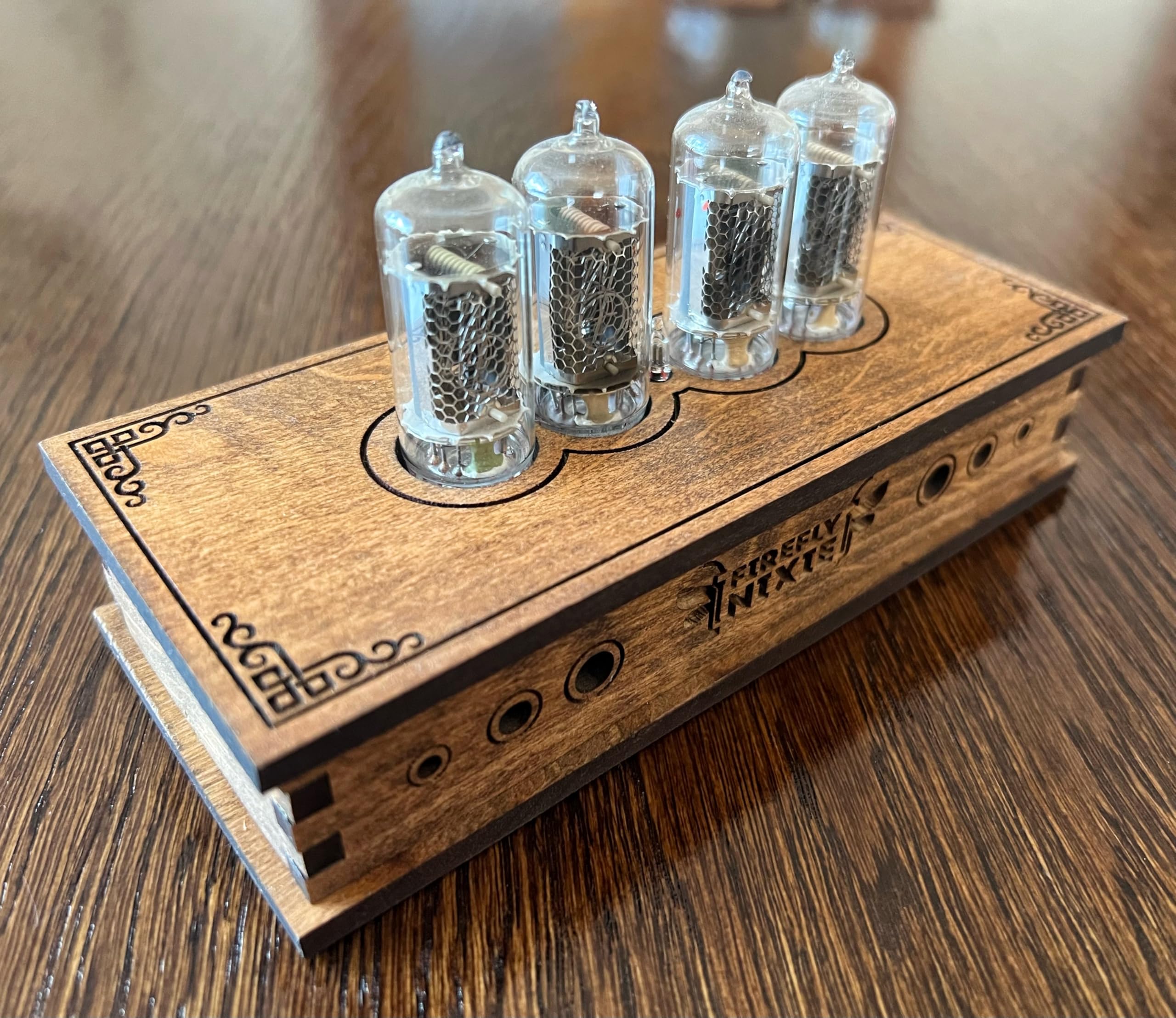 Package contents Nixie clock power adapter and manual