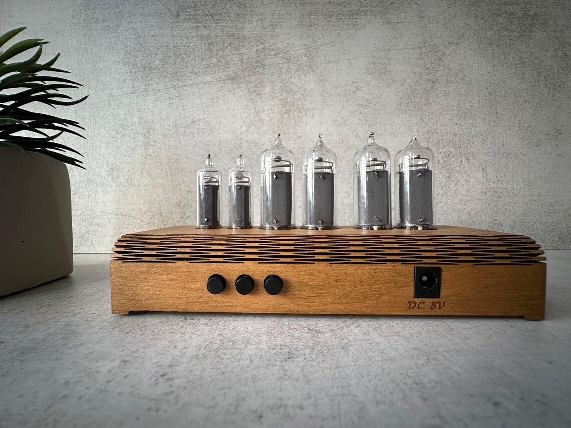 Decorative Nixie Tube Clock as a gift item
