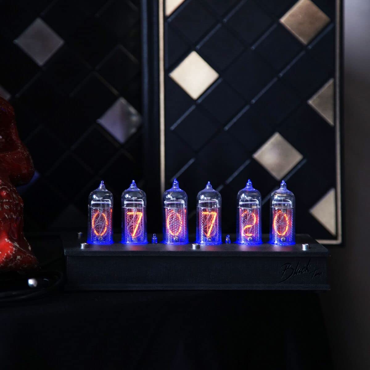 Original IN-14 nixie tubes vintage desk clock Ukraine