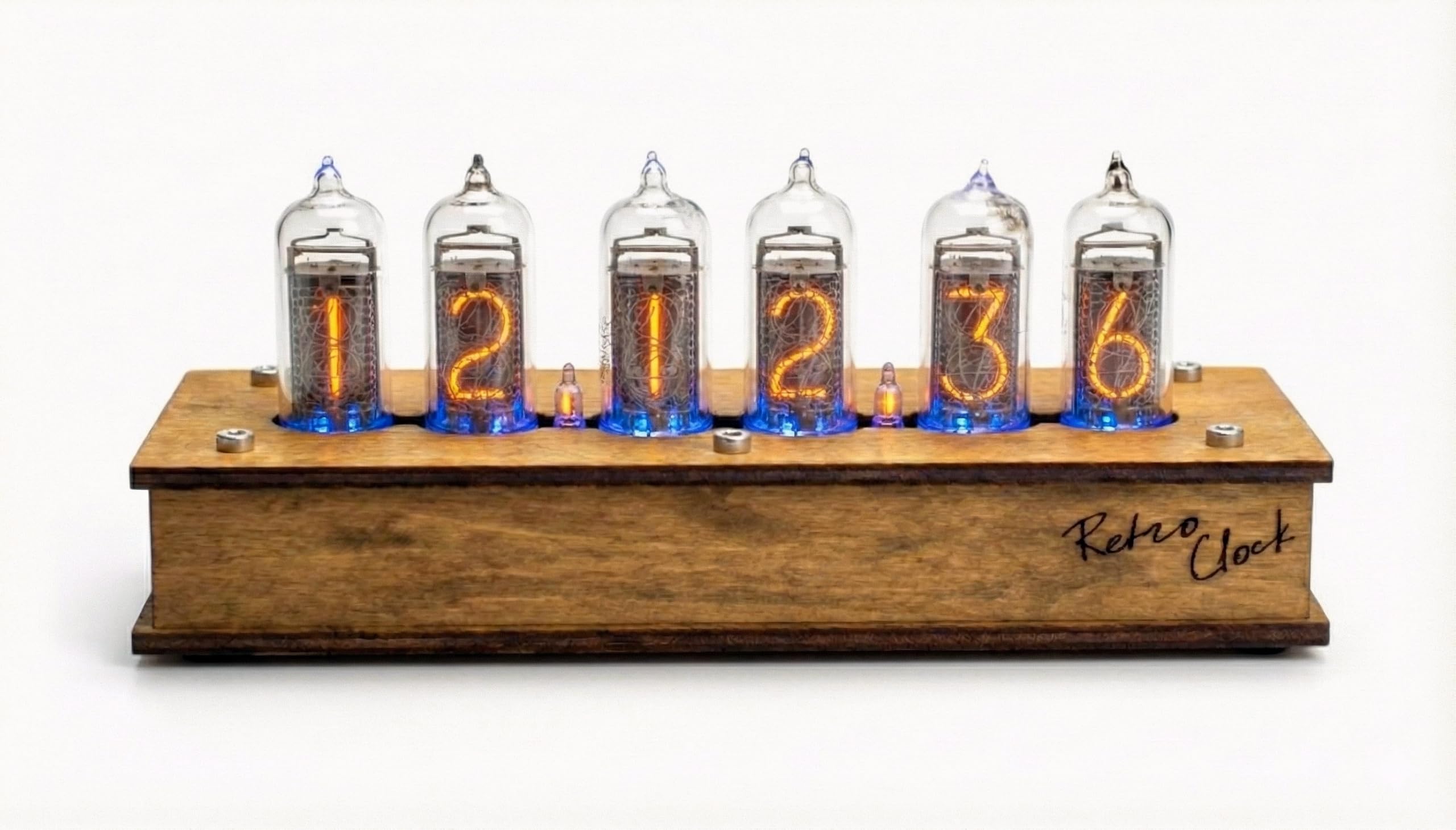 Ukraine handmade Nixie Tube Clock by artisan Dmytro
