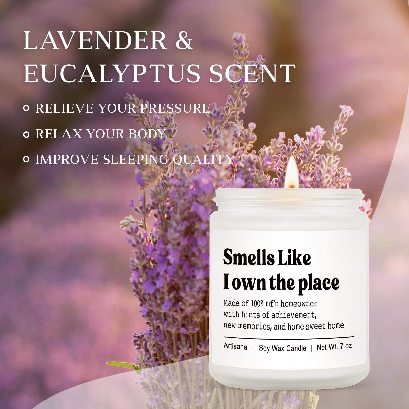 7oz soy wax candle with cotton wick