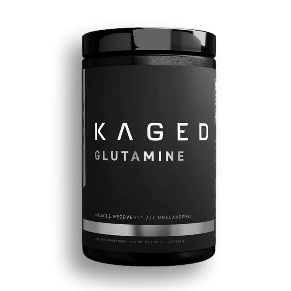 Quality glutamine supplement from Kaged Muscle brand