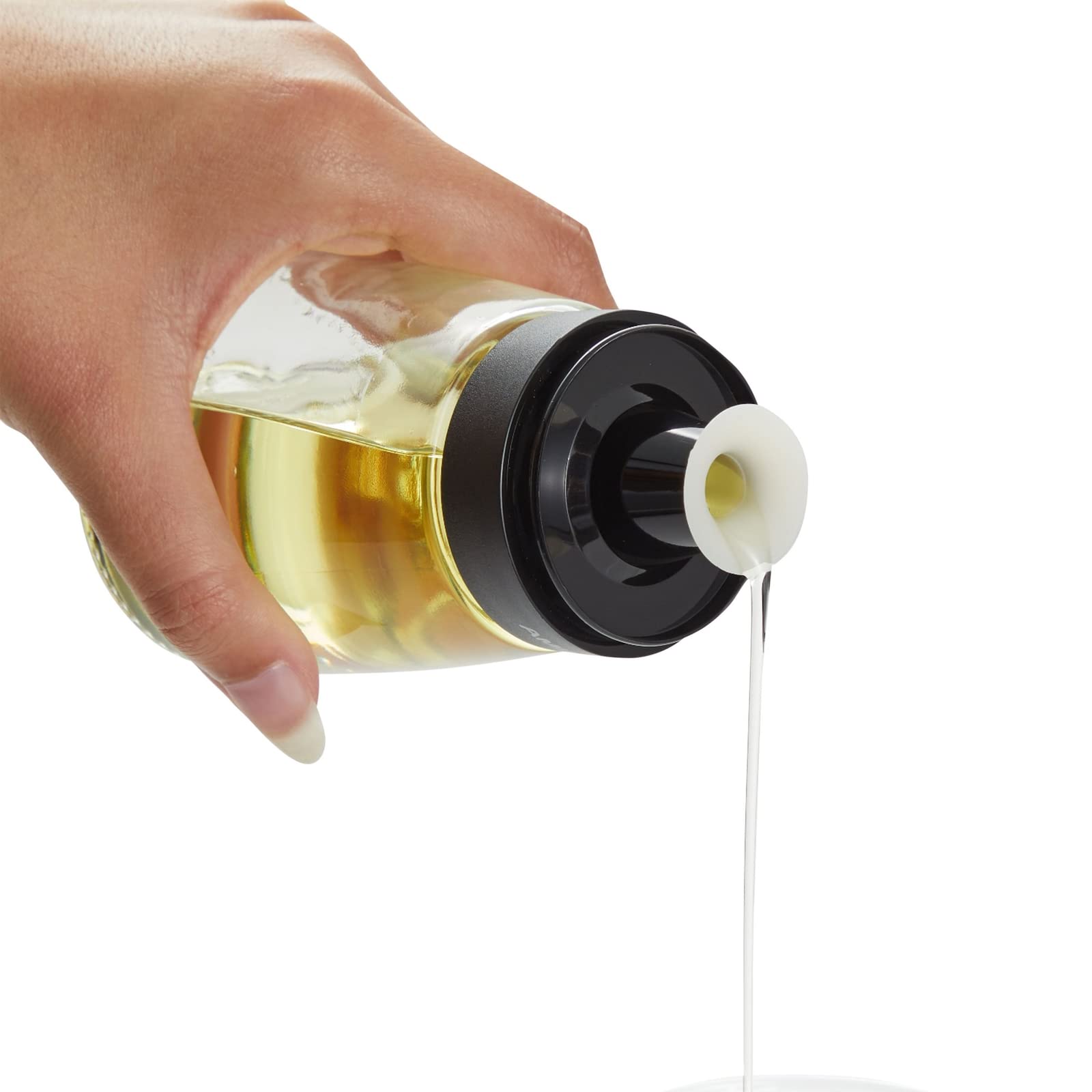 Versatile bottles for olive oil balsamic vinegar and soy sauce