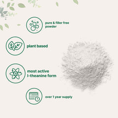 L-Theanine powder scoop included for measurement