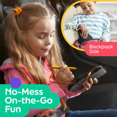 No mess toy suitable for car trips and airplane travel