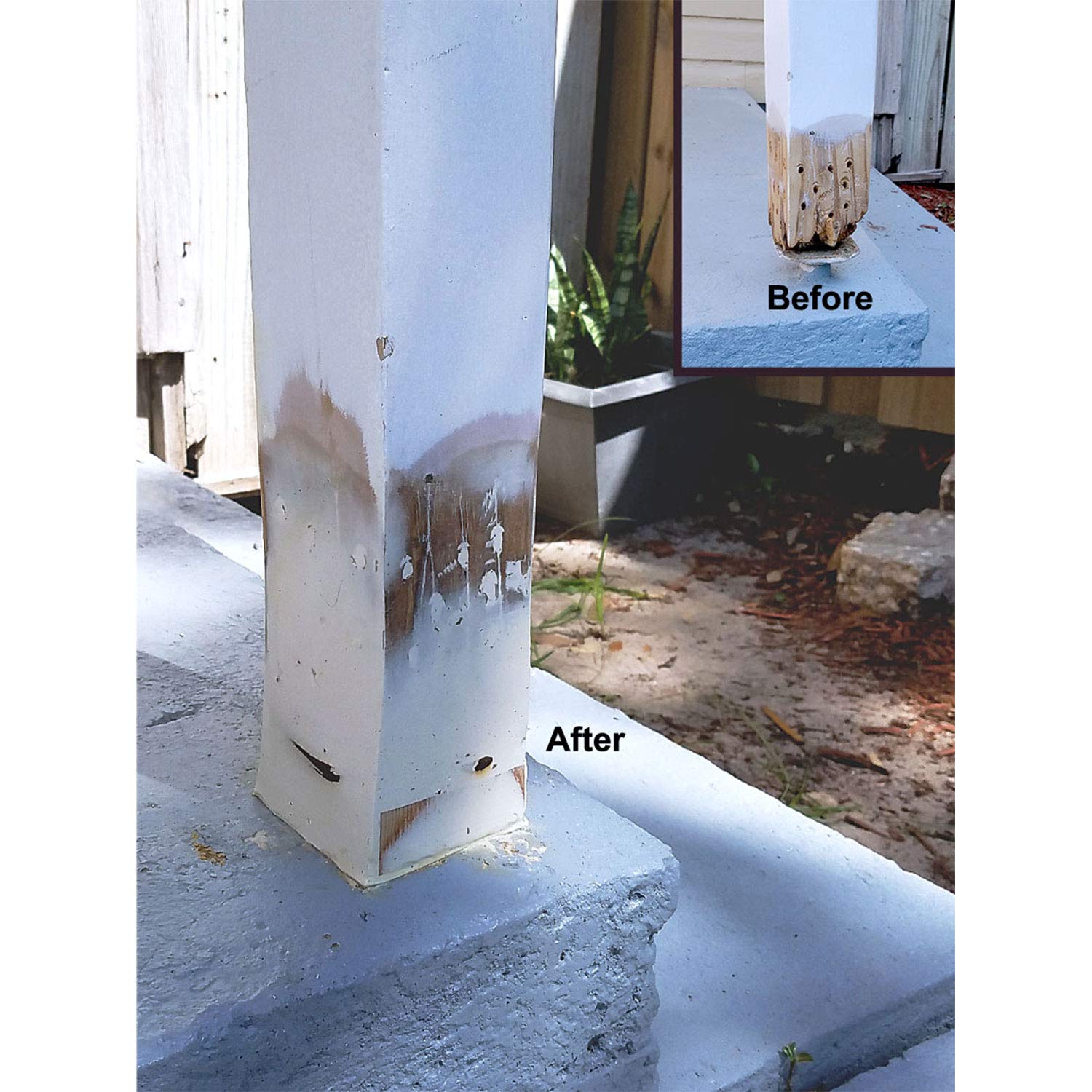 Durable wood repair for furniture sculptures and art