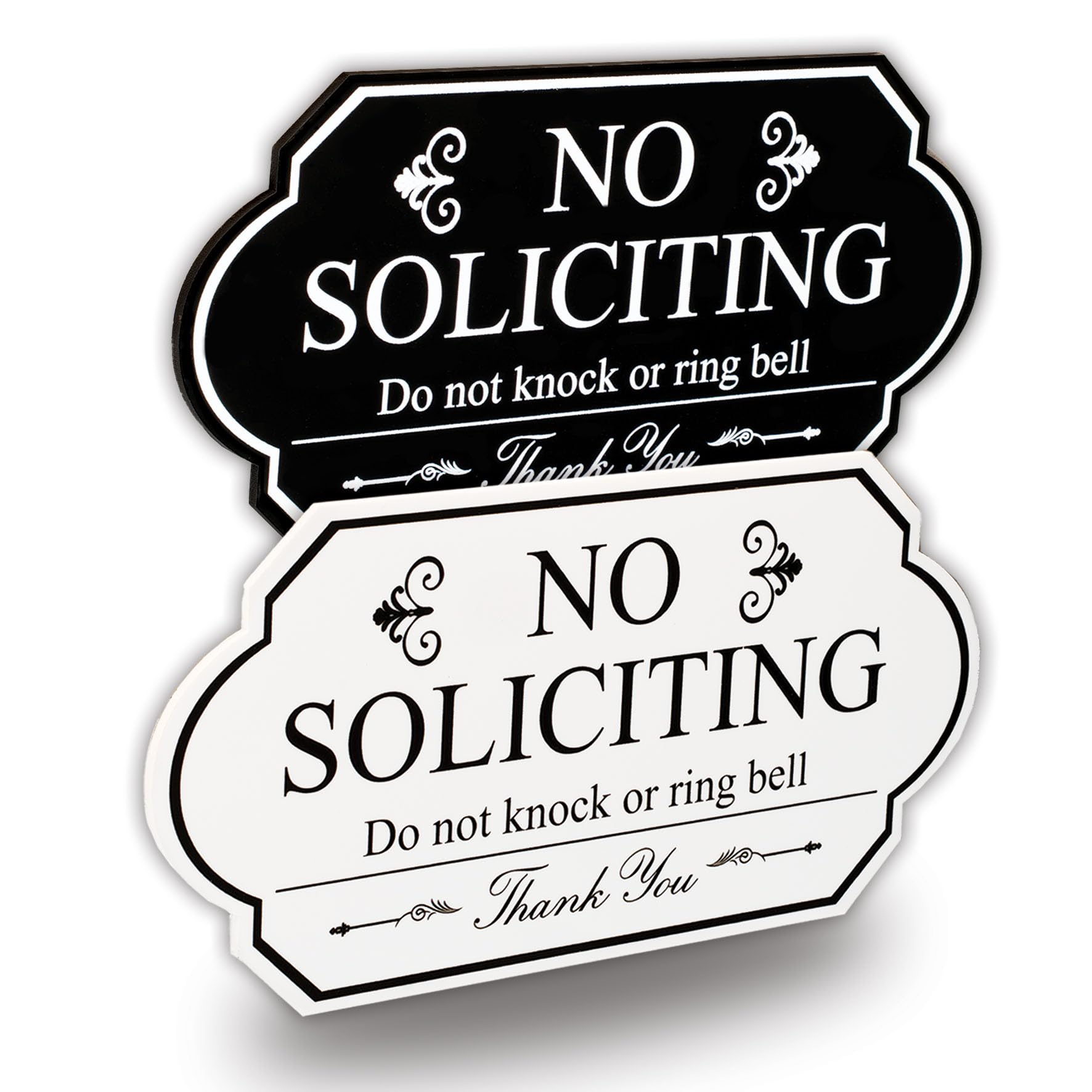 No soliciting sign suitable for door entry wall or office