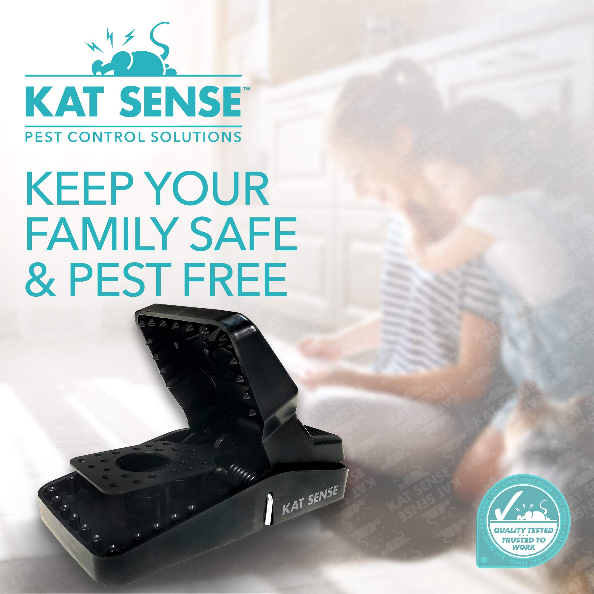 Durable heavy duty rat trap construction for repeated use
