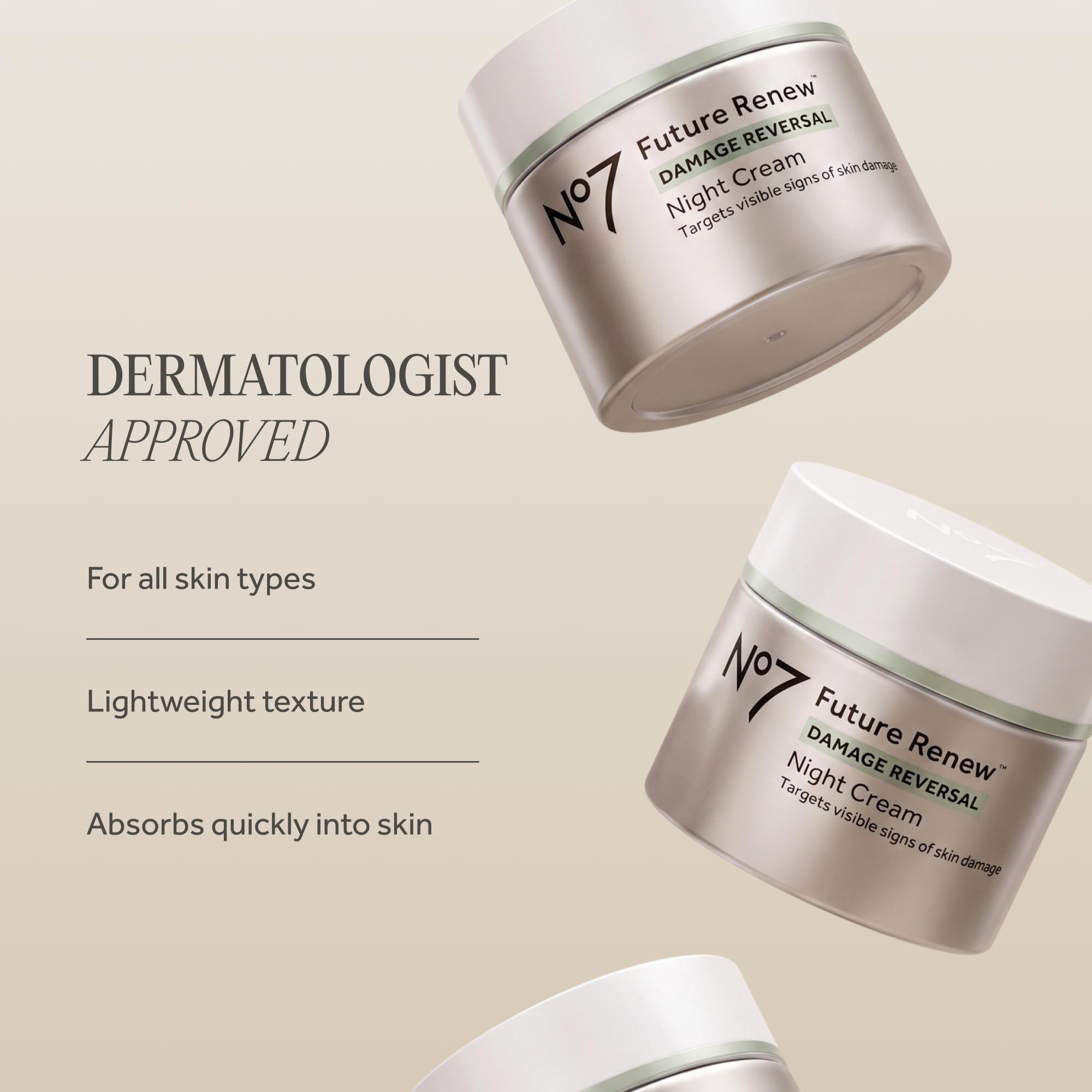 No7 Future Renew Damage Reversal Night Cream logo image
