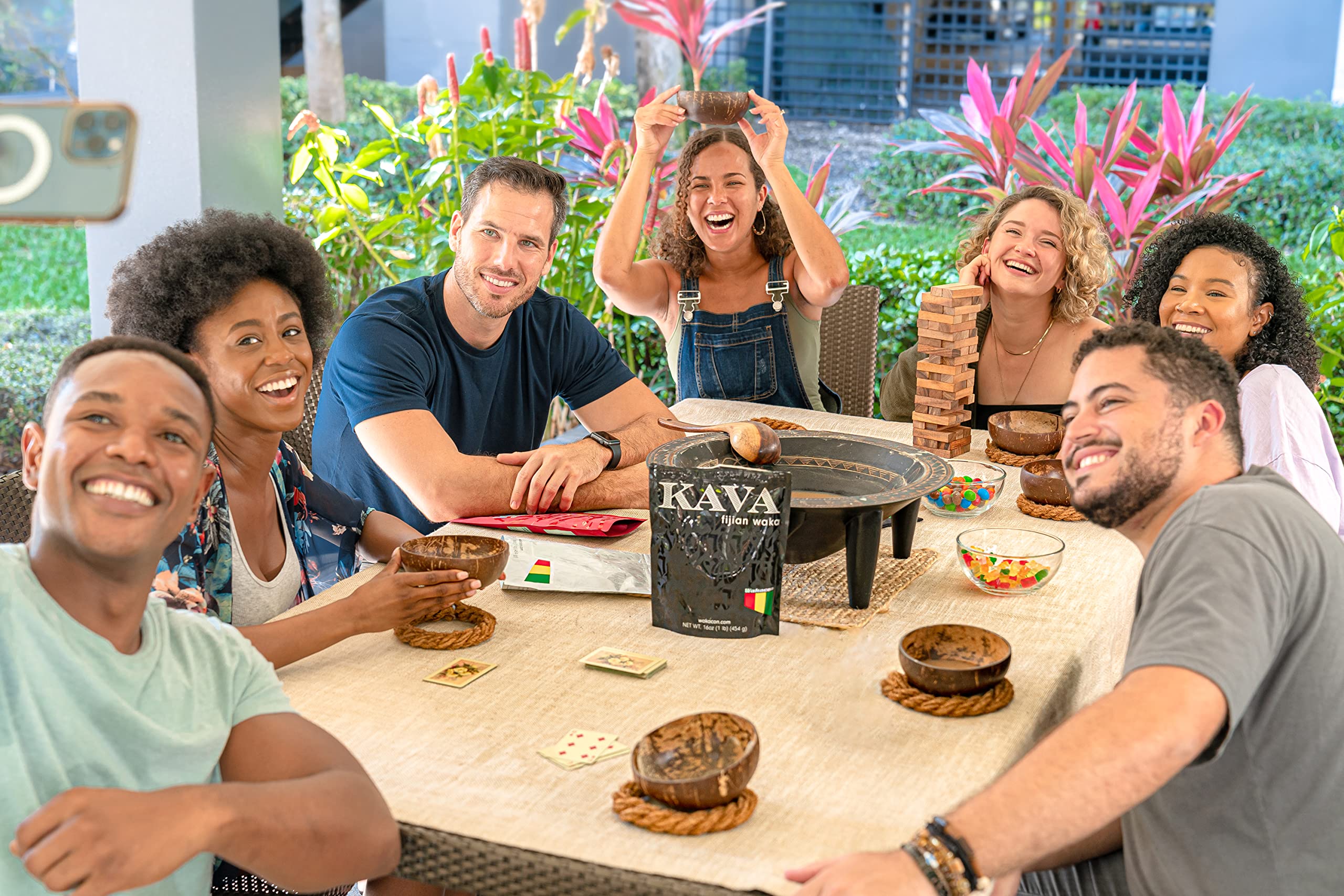 Rich earthy aroma and strong kava taste Wakacon