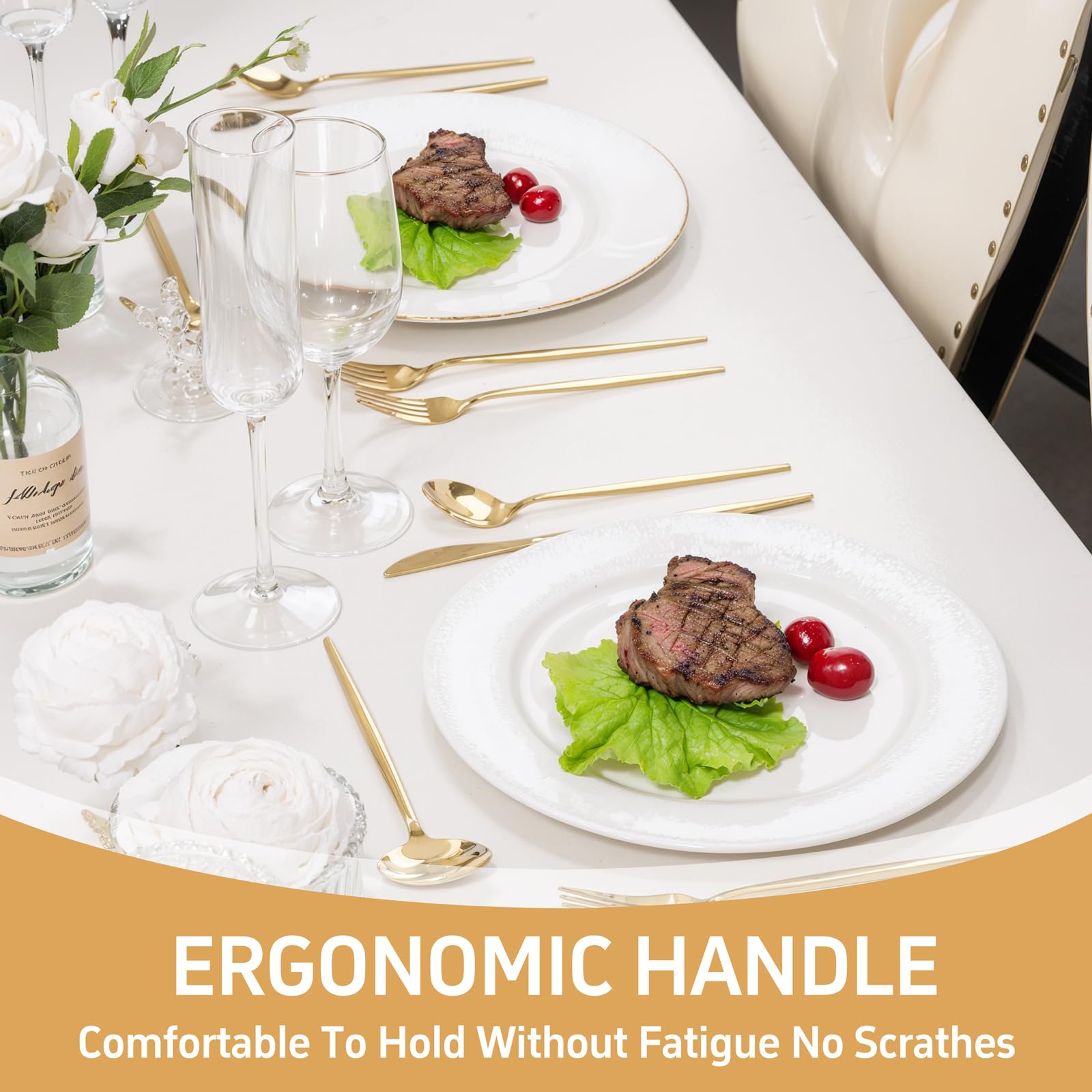 NOCCUR gold flatware knife set image