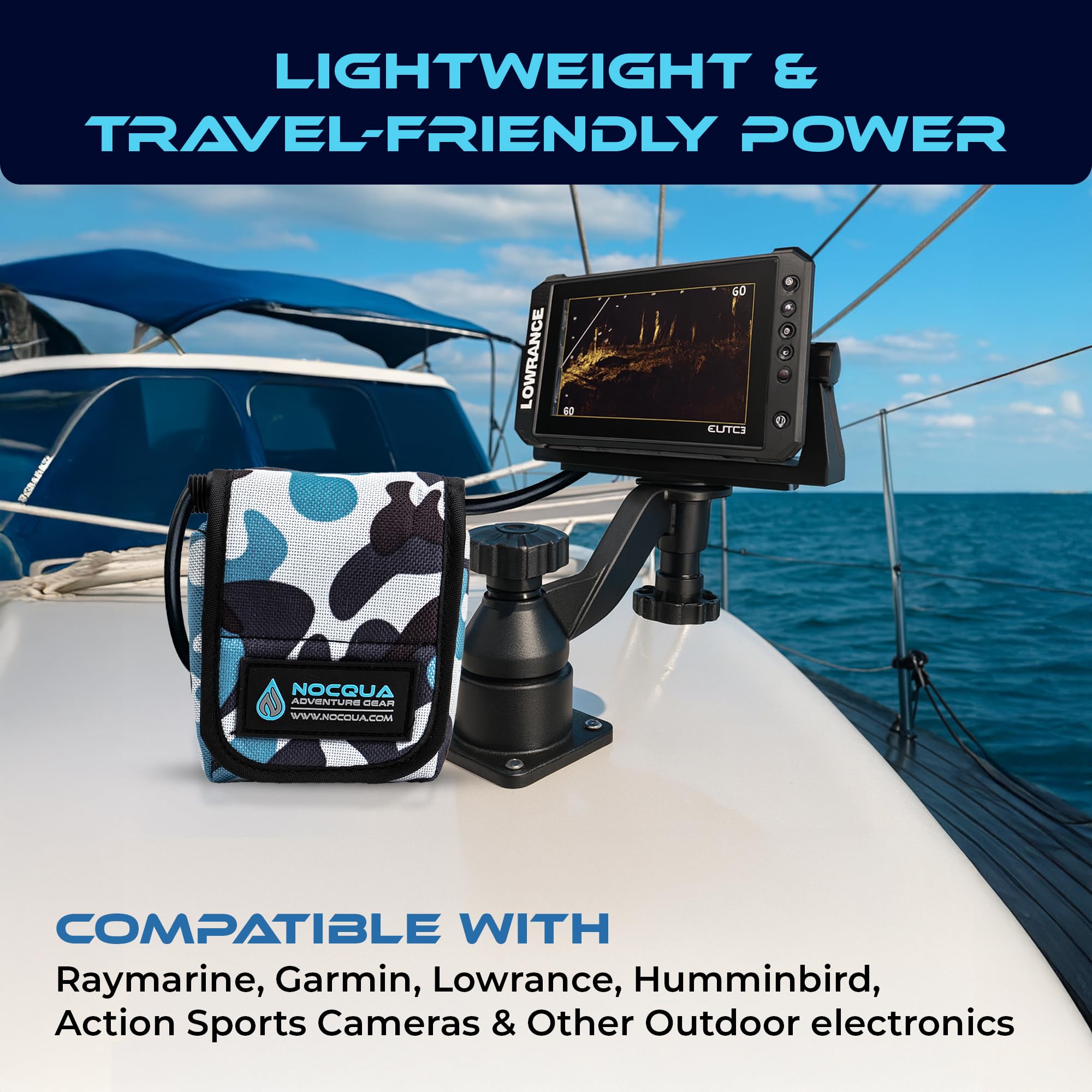 Outdoor power solution for marine gear and USB-C devices