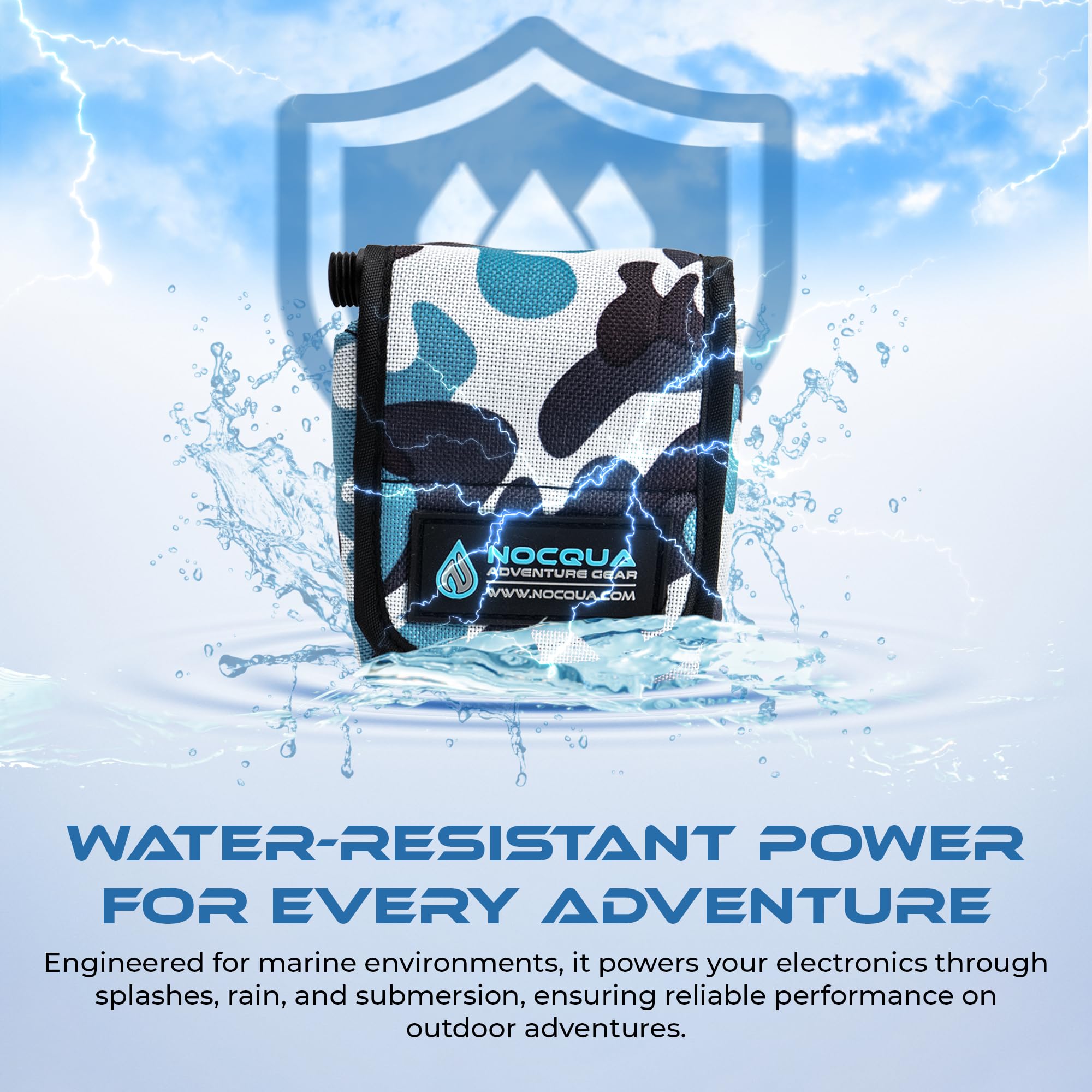 12V lithium battery powers GPS units and depth finders