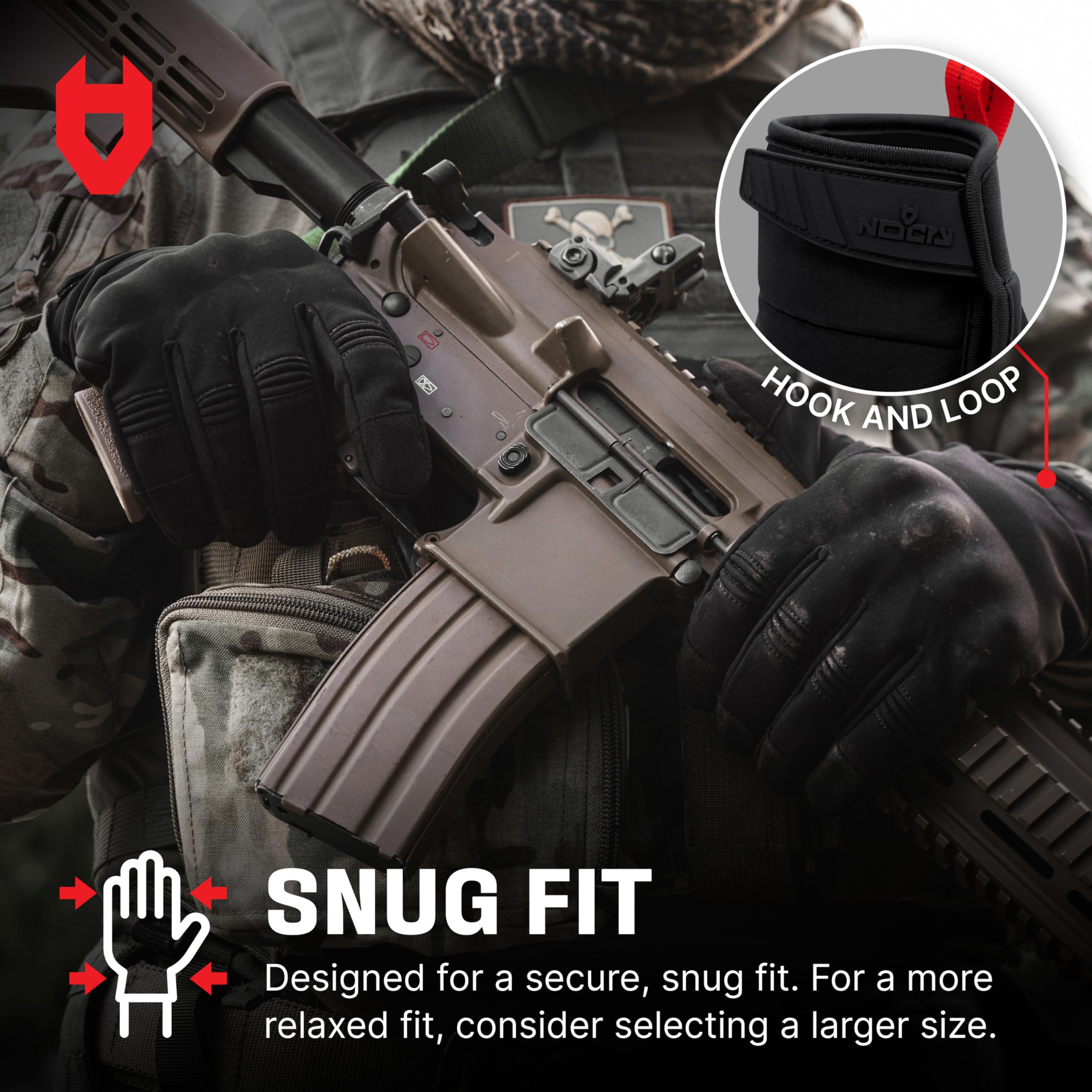 NoCry airsoft ready tactical gloves for range use