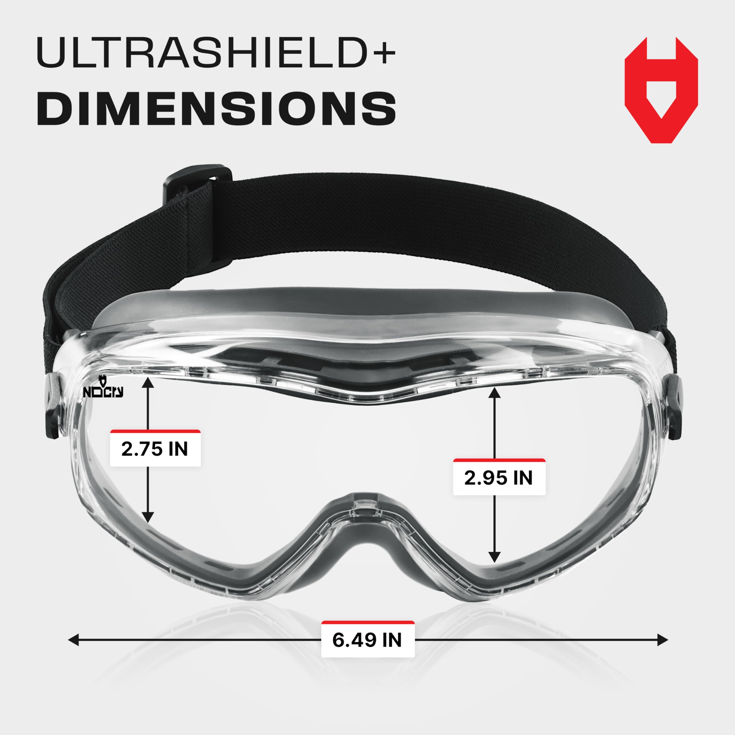 Protective eyewear stored in case to preserve coating